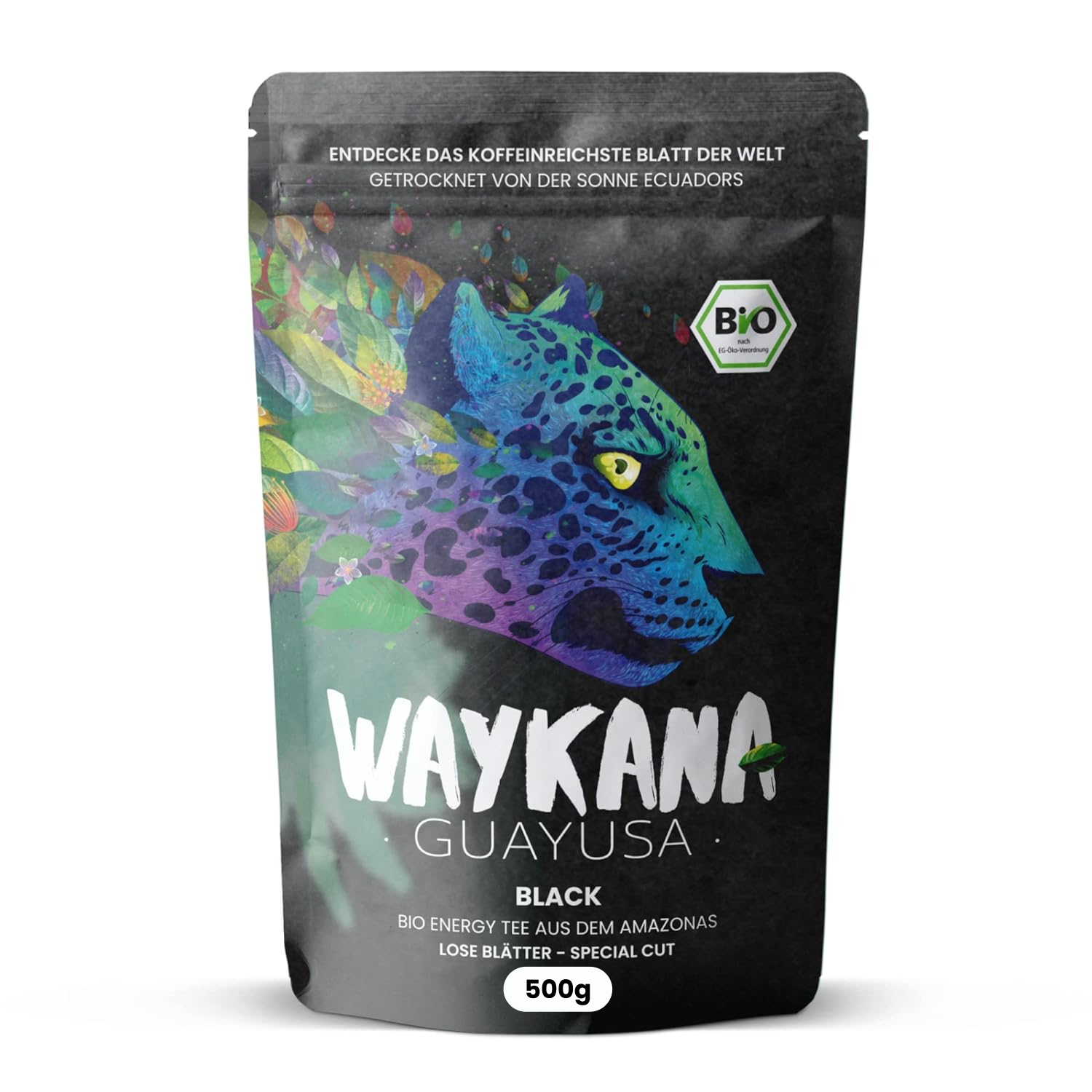 Bio Guayusa tea. The new Black Edition. 100 g.