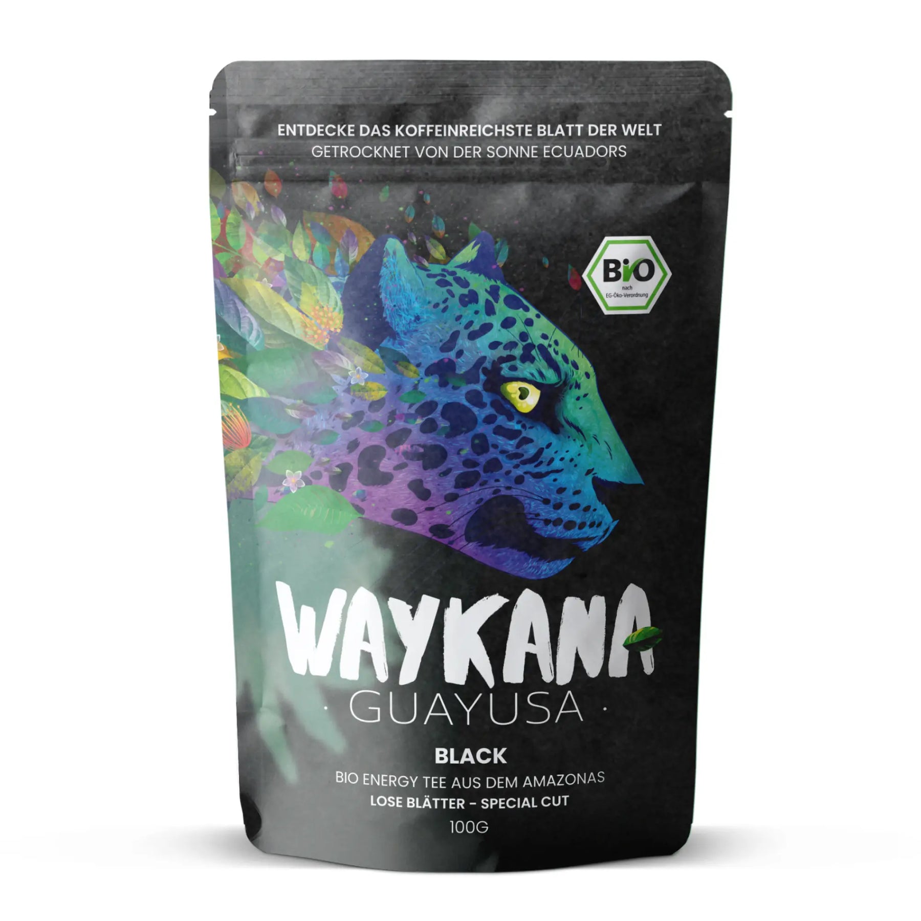 Bio Guayusa tea. The new Black Edition. 100 g.