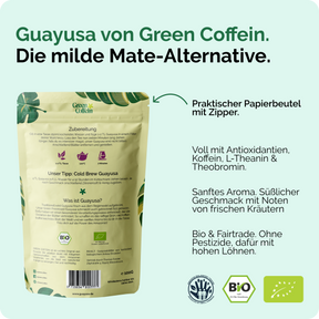 Bio Guayusa Tee. Der natürliche Energydrink - 100g