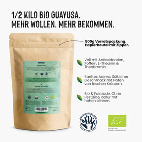 500g Organic Guayusa Tea - XXL storage pack